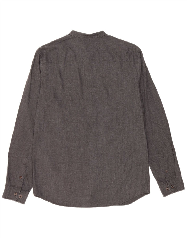 Camicia da uomo Jack & Jones in cotone grigio medio