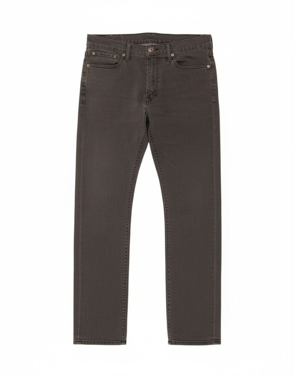 Levi's Uomo 513 Jeans dritti slim W33 L34 Cotone grigio