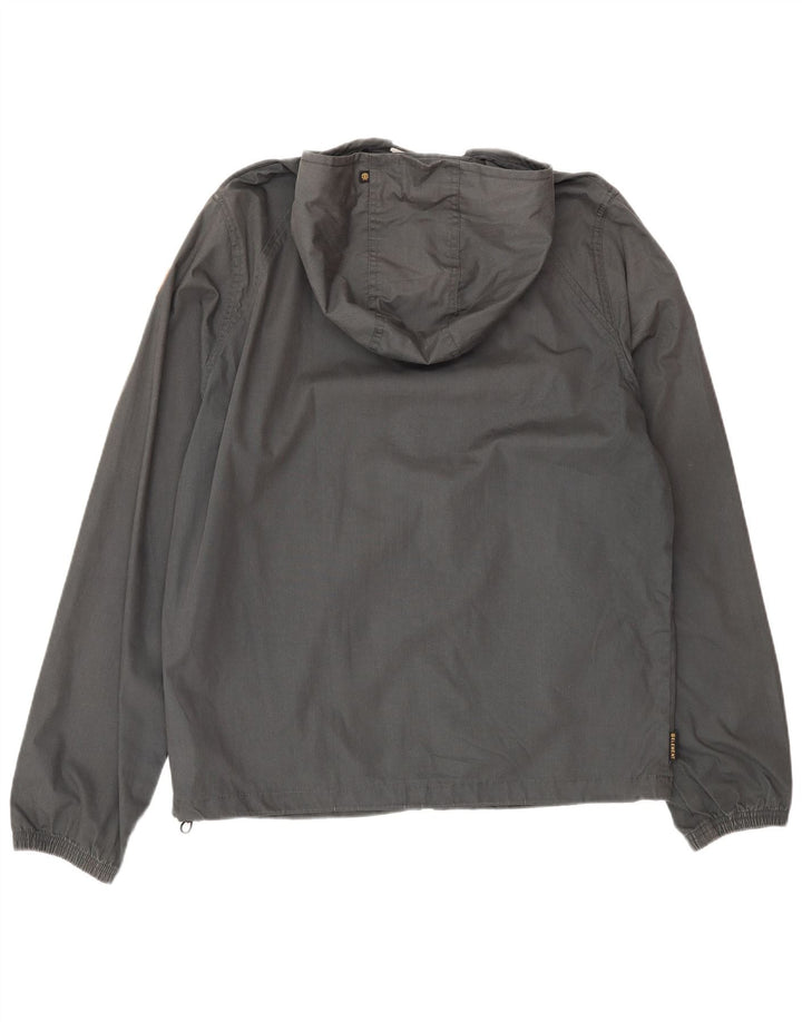 Giubbotto bomber con cappuccio da uomo Element UK 40 grande poliestere grigio