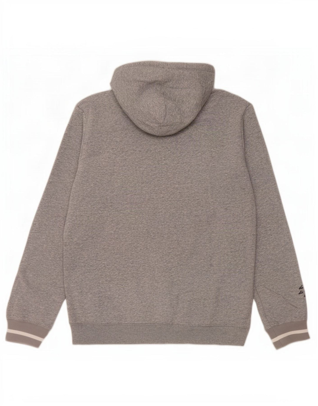 Felpa con cappuccio grafica da uomo Adidas in cotone chiazzato grigio medio