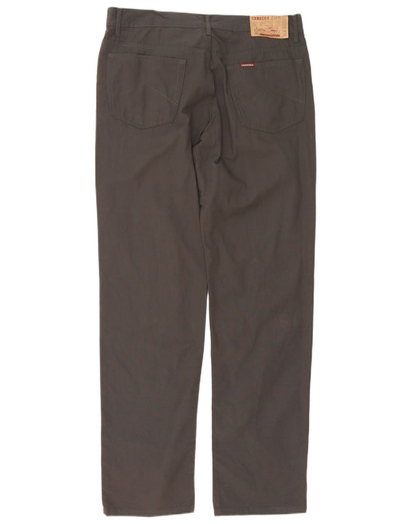Pantaloni casual dritti da uomo Carrera W38 L34 cotone grigio