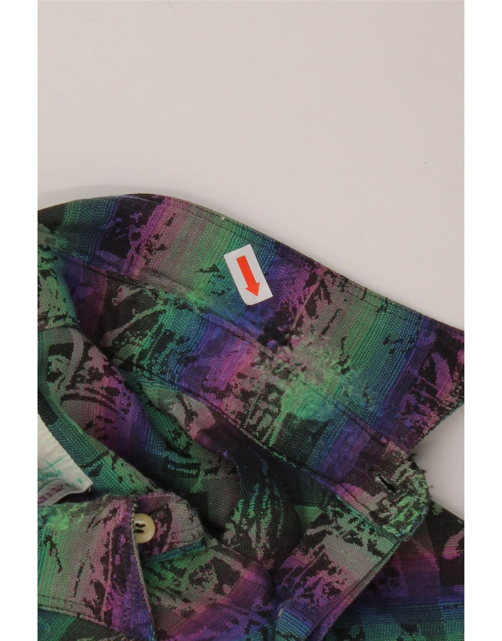 EMOZIONI Camicia Uomo Fantasia Astratta Grande Cotone Multicolore