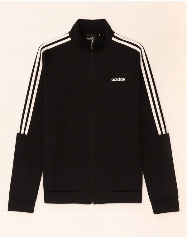 Giacca da ginnastica Adidas Climalite da donna UK 12/14 media nera