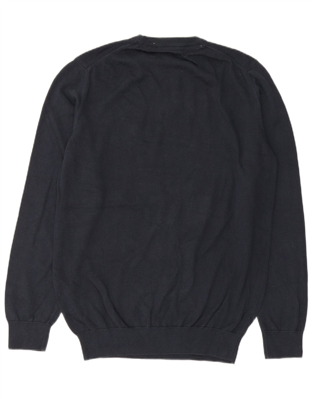 Maglione maglione girocollo da uomo Barbour in cotone blu navy medio