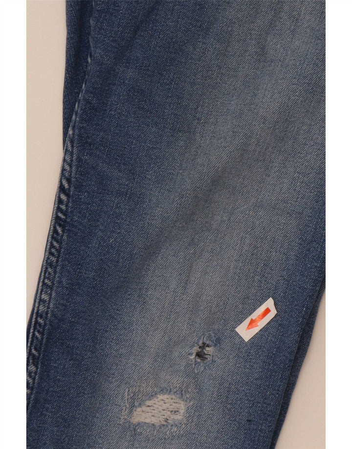 Jeans slim invecchiati da uomo Tommy Hilfiger W30 L28 Blu