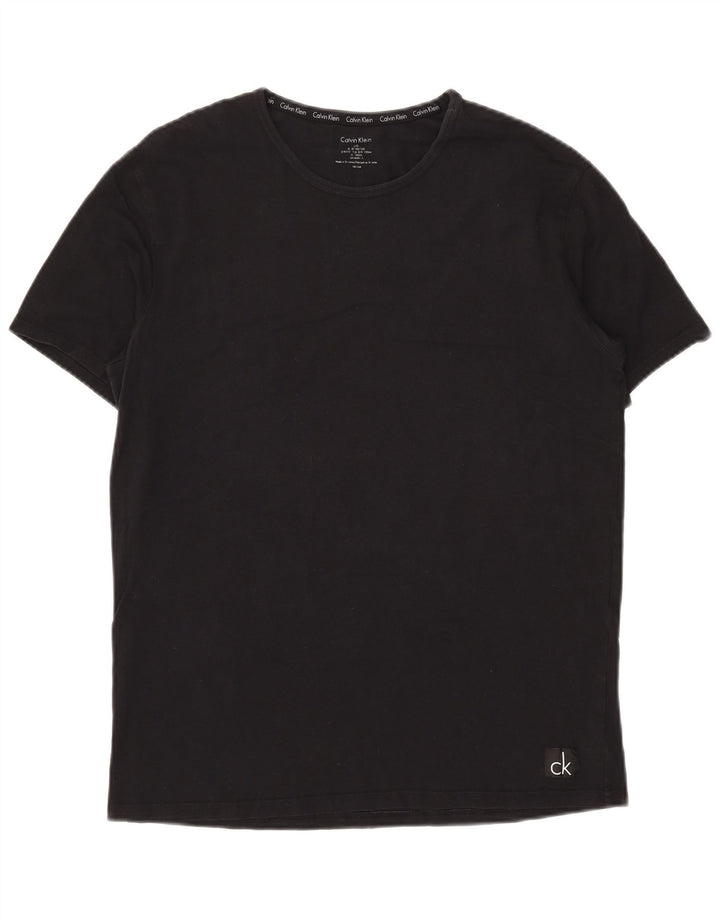 T-shirt da uomo Calvin Klein Top grande in cotone nero