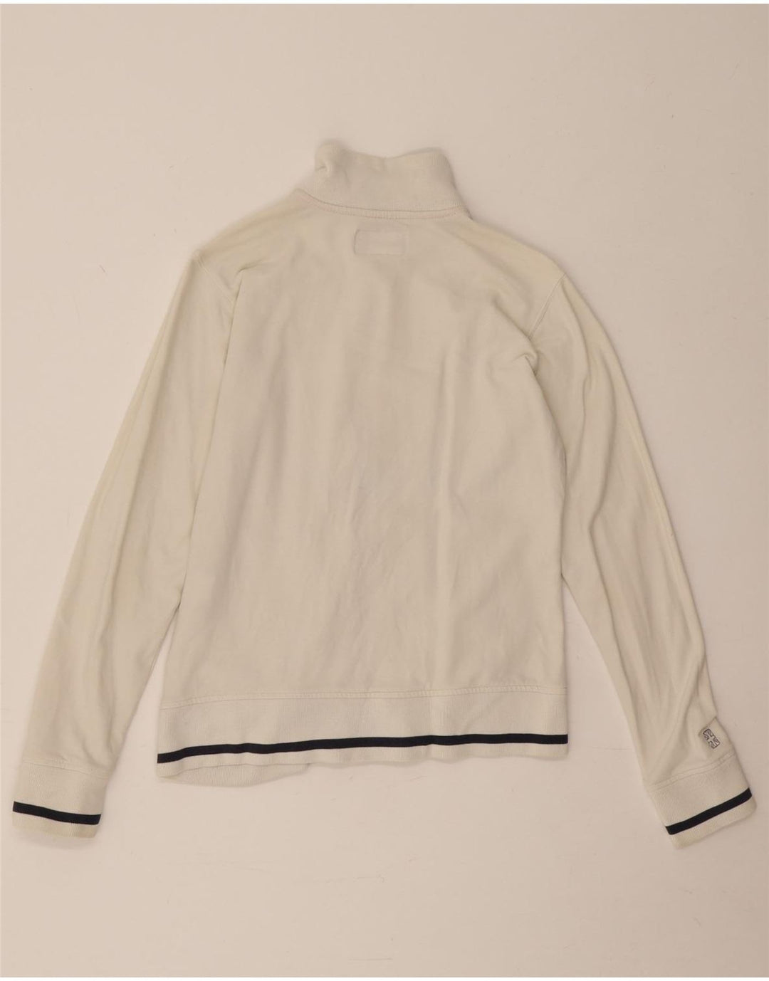 Giacca da tuta da donna Reebok UK 12 Medium White Cotton