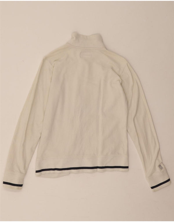 Giacca da tuta da donna Reebok UK 12 Medium White Cotton