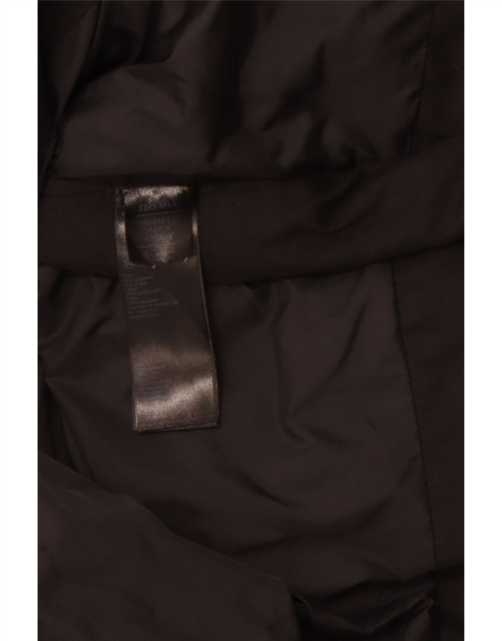 Giacca imbottita con cappuccio da donna ALL SAINTS UK 10 piccola in poliestere nero