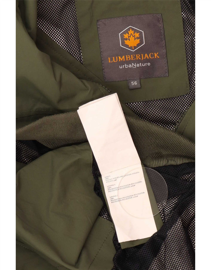 Giubbotto bomber da uomo Lumberjack EU 56 3XL nylon verde
