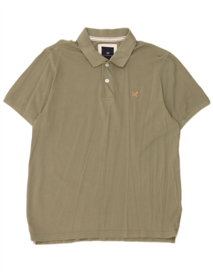 Crew Clothing Polo da uomo grande in cotone kaki