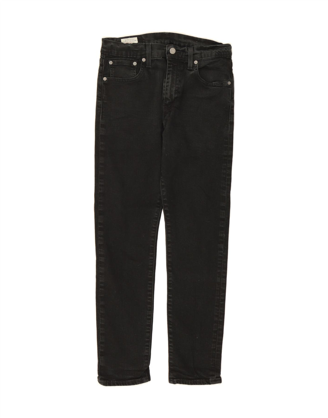 LEVI'S Womens 512 Slim Tapered Jeans W30 L30 Black Cotton Vintage Levi's and Second-Hand Levi's from Messina Hembry 