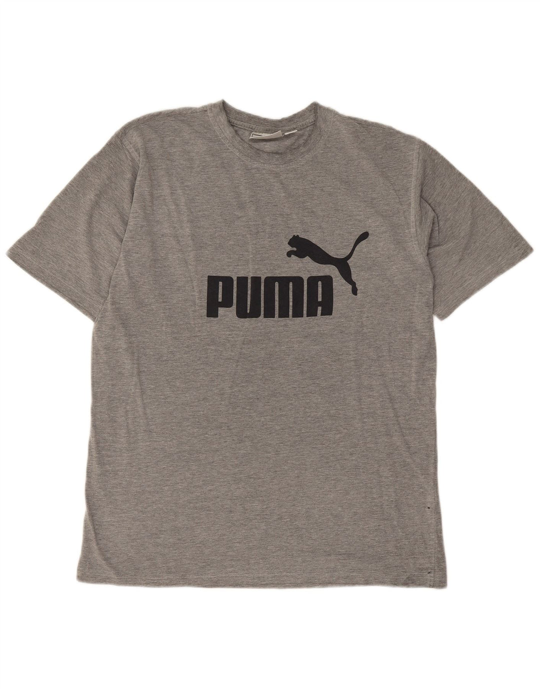 T-shirt grafica da uomo Puma Large grigia screziata
