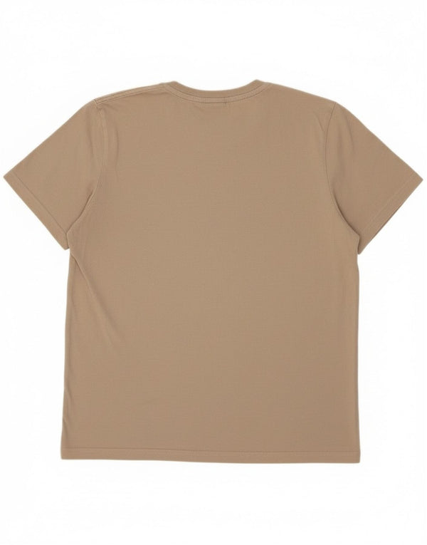T-shirt grafica Adidas da bambino 13-14 anni in cotone beige