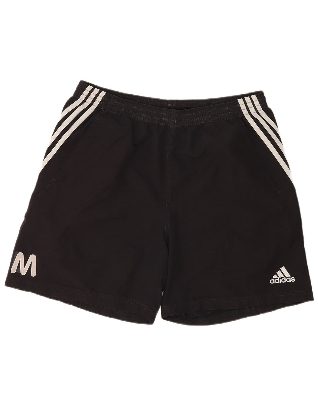 Pantaloncini sportivi grafici da uomo Adidas XL poliestere nero