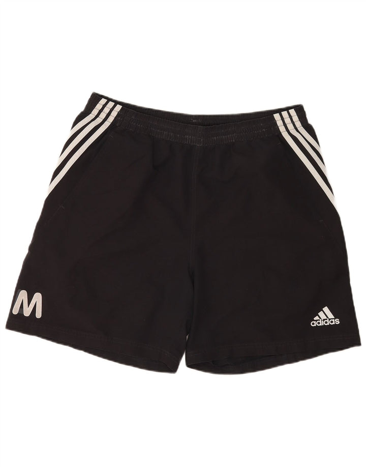 Pantaloncini sportivi grafici da uomo Adidas XL poliestere nero