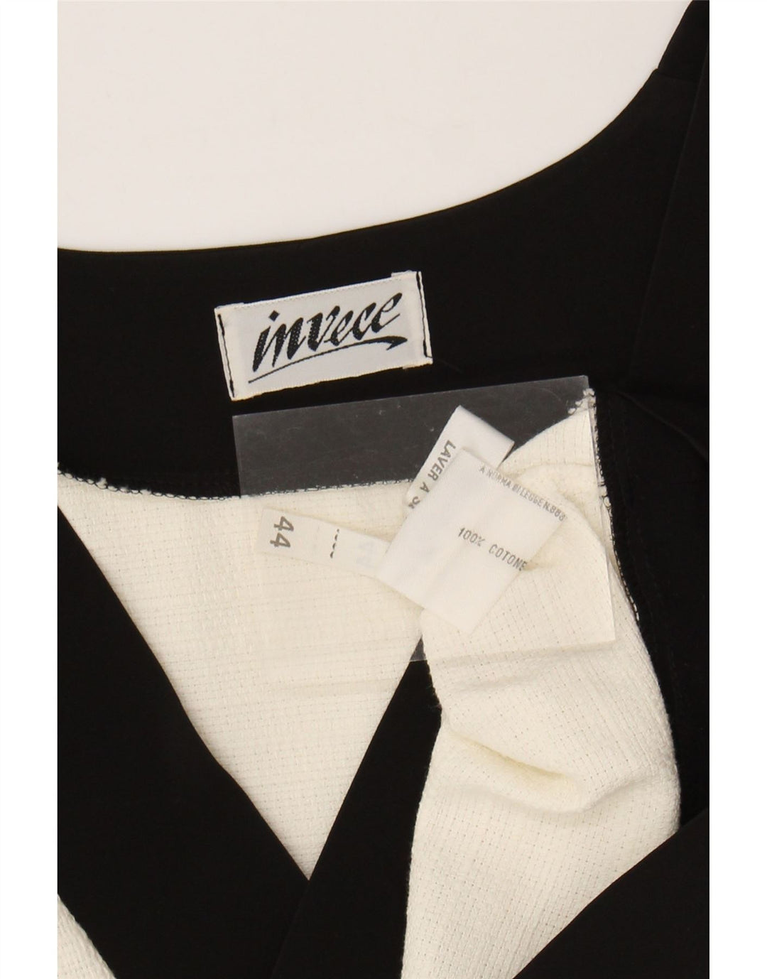 Top Bolero vintage da donna EU 44 XL in cotone bianco sporco