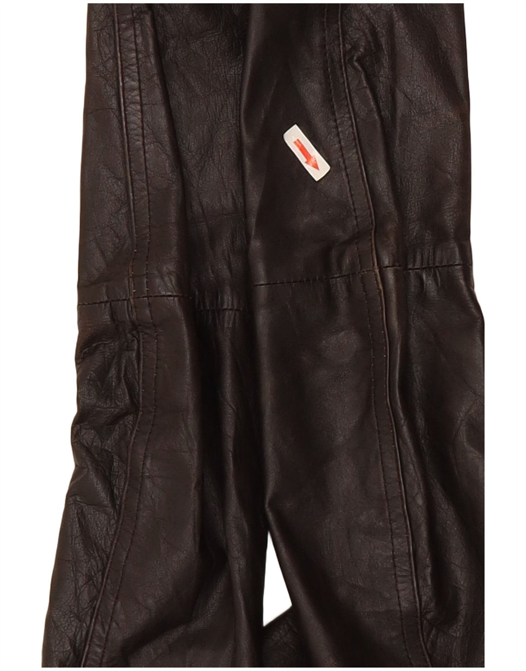 Giacca in pelle da donna Bershka UK 12 Marrone medio