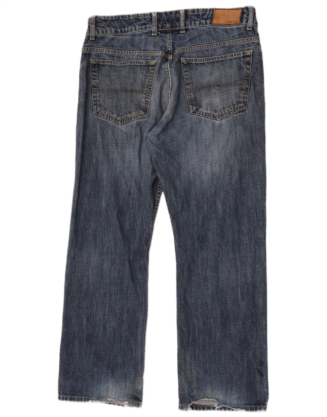 Jeans dritti da uomo Tommy Hilfiger W34 L29 cotone blu