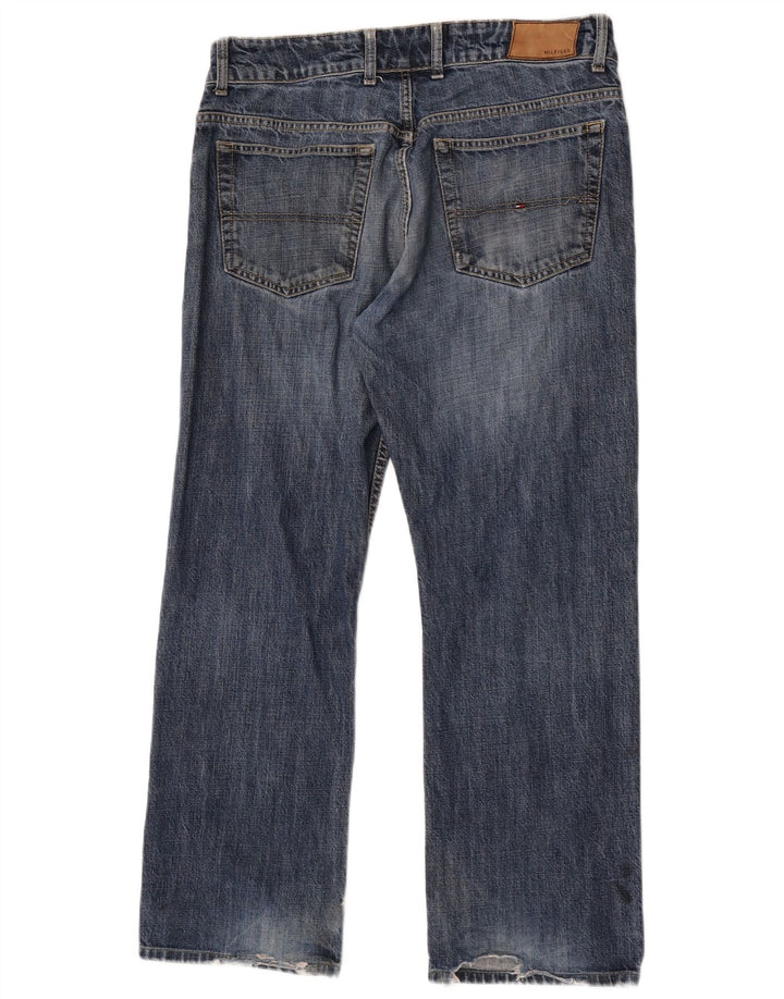Jeans dritti da uomo Tommy Hilfiger W34 L29 cotone blu