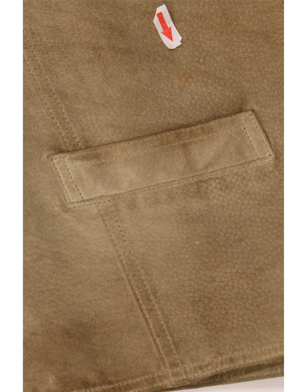 Gilet da uomo in pelle scamosciata Pionier medio kaki