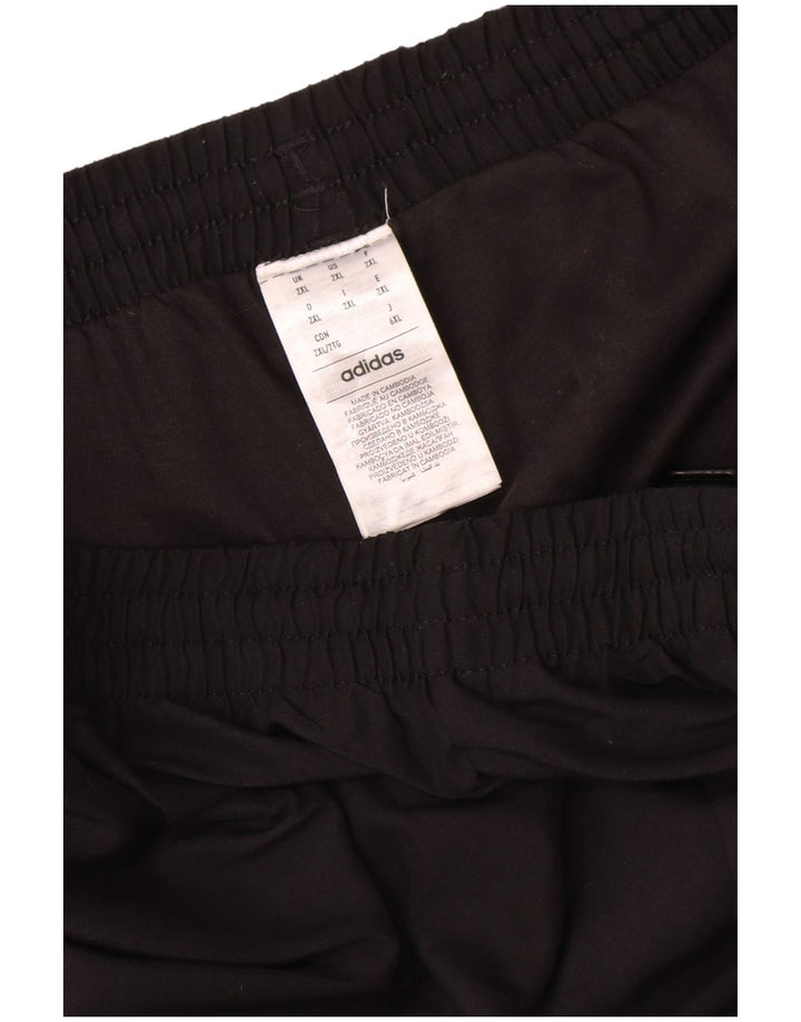 Pantaloni da tuta da uomo Adidas 2XL Poliestere color block nero