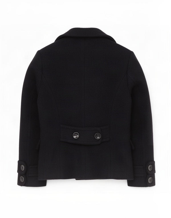 Max & Co. Womens Pea Coat UK 10 Small Navy Blue