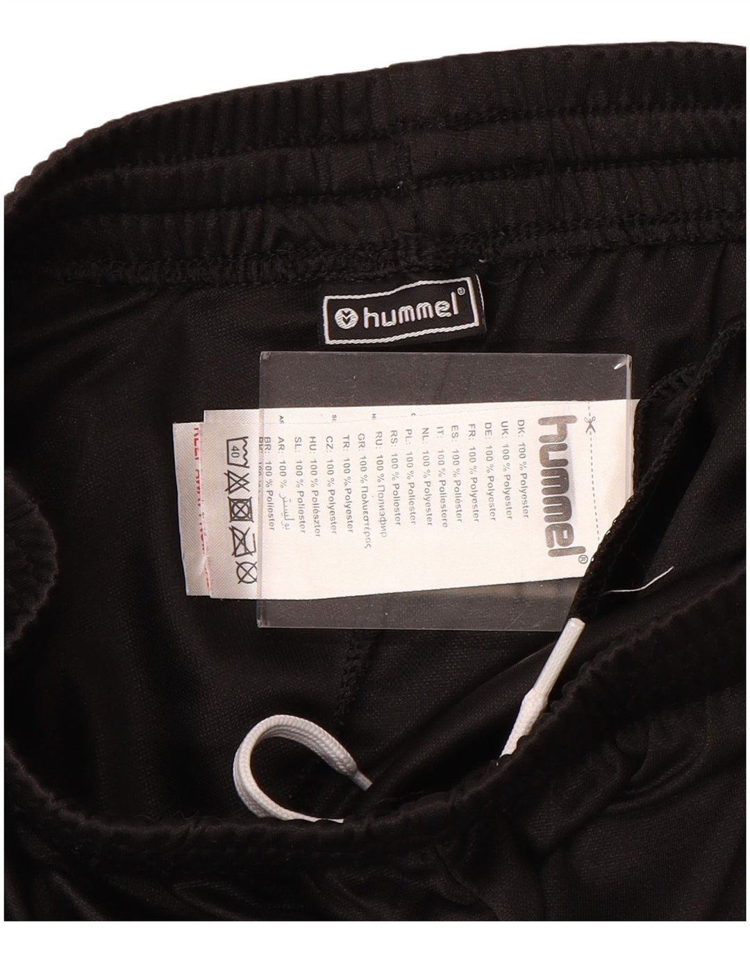 Pantaloni da tuta con grafica HUMMEL per ragazzi 14-15 anni in poliestere nero