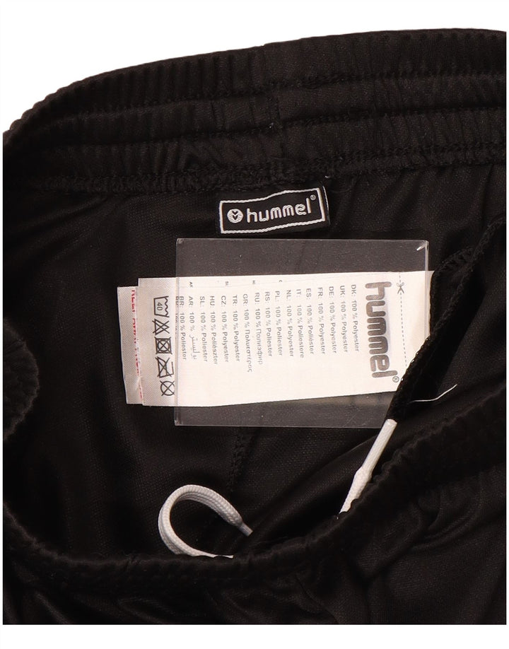 Pantaloni da tuta con grafica HUMMEL per ragazzi 14-15 anni in poliestere nero