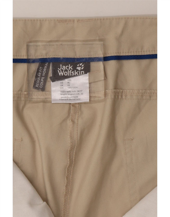 JACK WOLFSKIN Pantaloni cargo da uomo vestibilità regolare UK 44 XL W36 L33 Beige