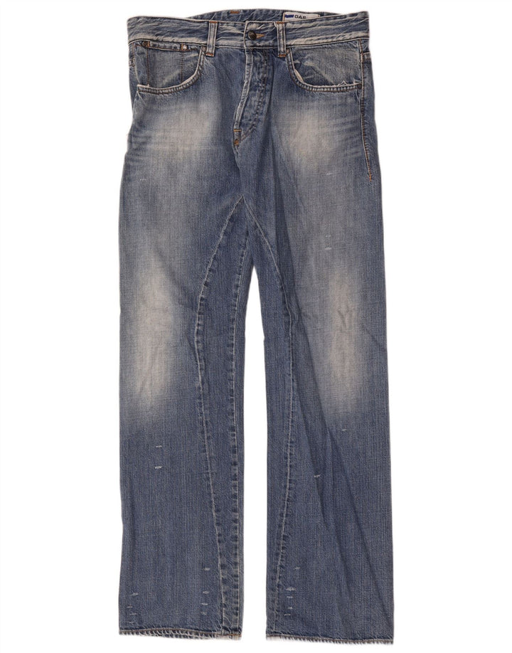 Jeans dritti da uomo Gas W34 L34 in cotone blu