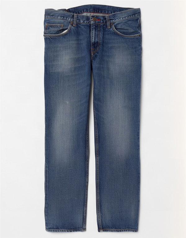 Jeans dritti da uomo Tommy Hilfiger W34 L31 cotone blu