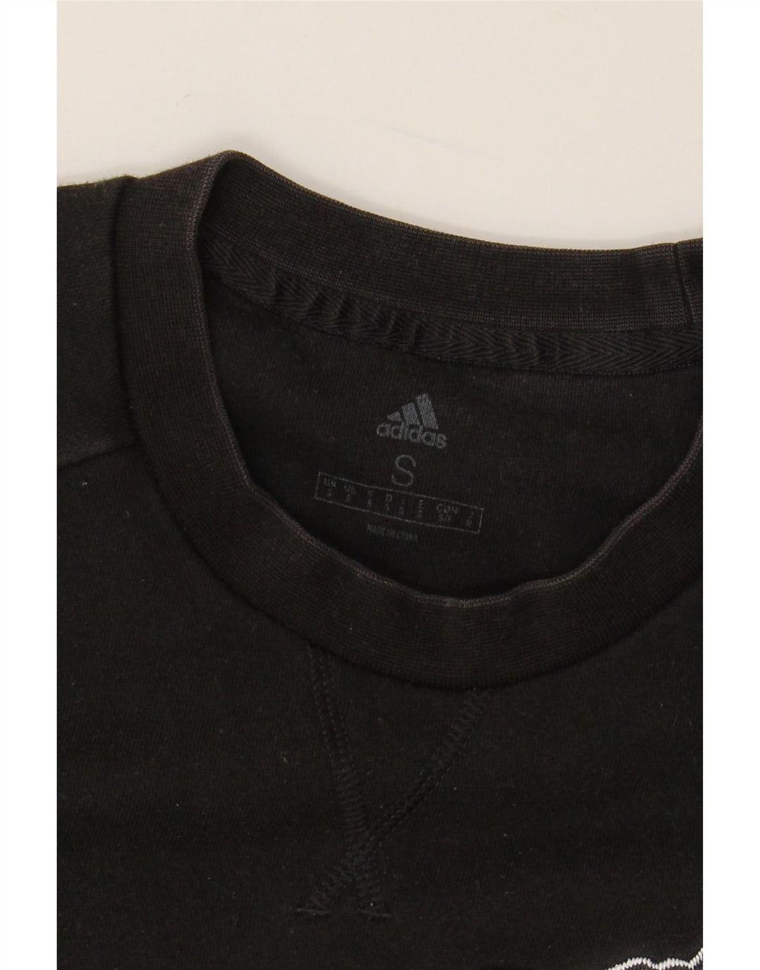 Felpa grafica da uomo ADIDAS Maglione piccolo nero