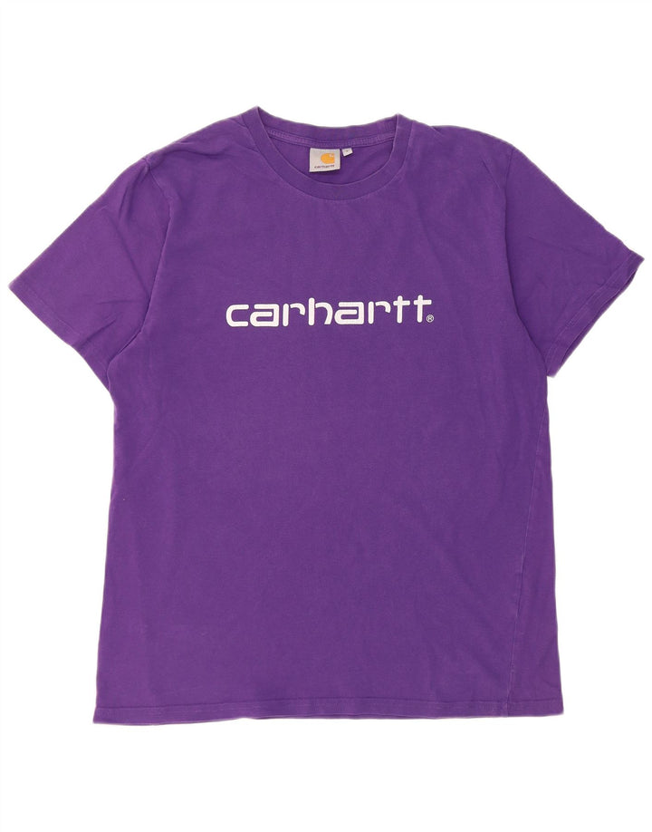T-shirt grafica da uomo Carhartt Top grande viola