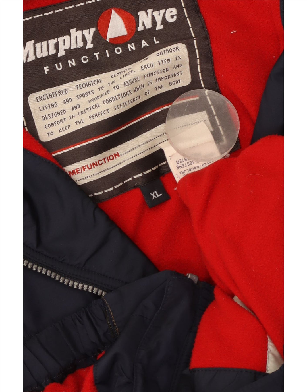 Giacca a vento da uomo Murphy & Nye UK 42 XL Poliestere blu navy