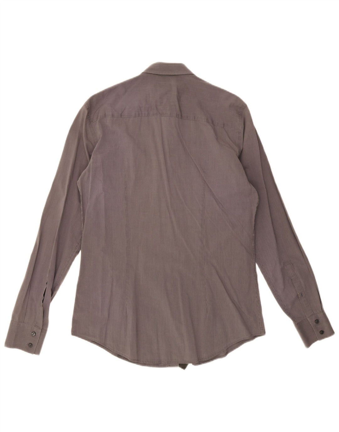 Camicia slim fit da uomo Calvin Klein grigio medio a righe