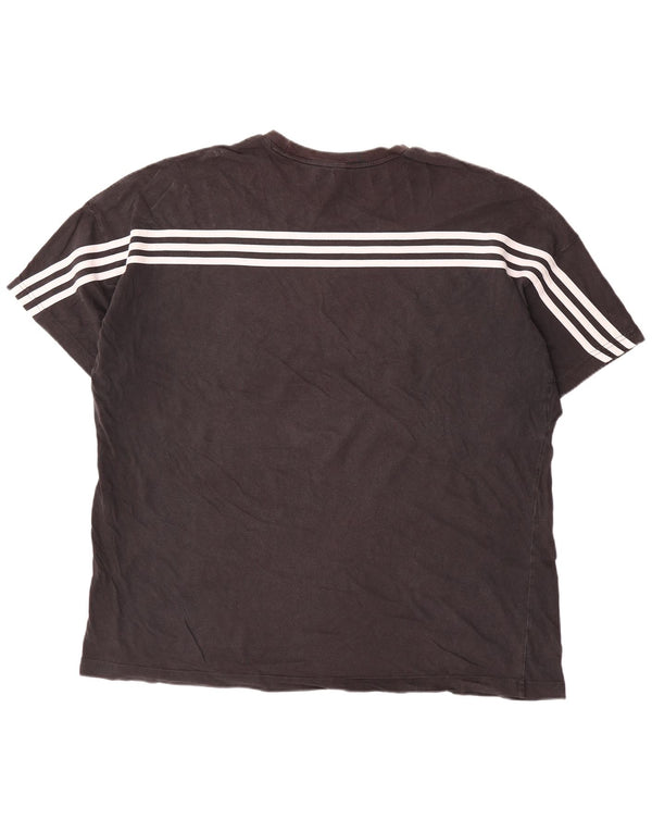 T-shirt da uomo Adidas Top 2XL cotone nero