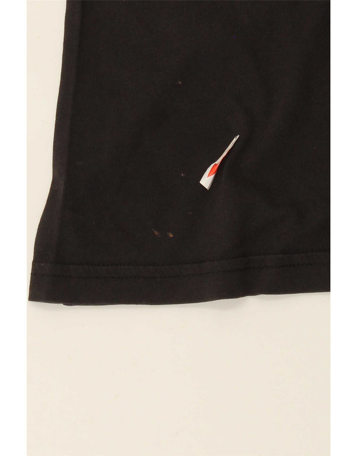 T-shirt grafica da donna Adidas Top UK 12 media nera