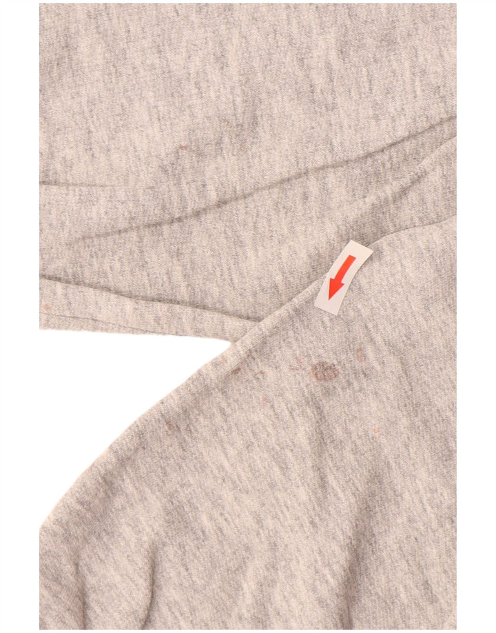 Felpa da uomo Wrangler Maglione grande cotone a righe grigie