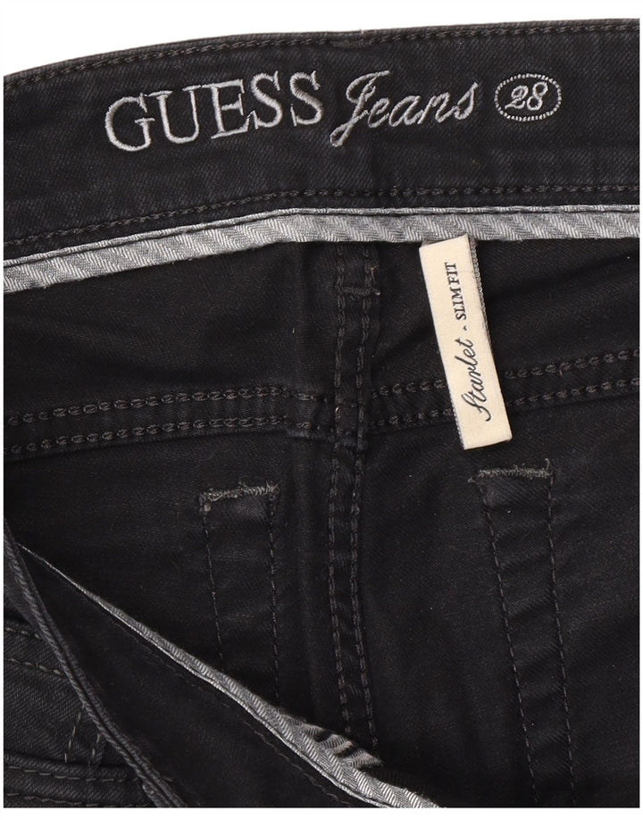 Jeans GUESS Starlet Slim da donna W28 L28 Neri