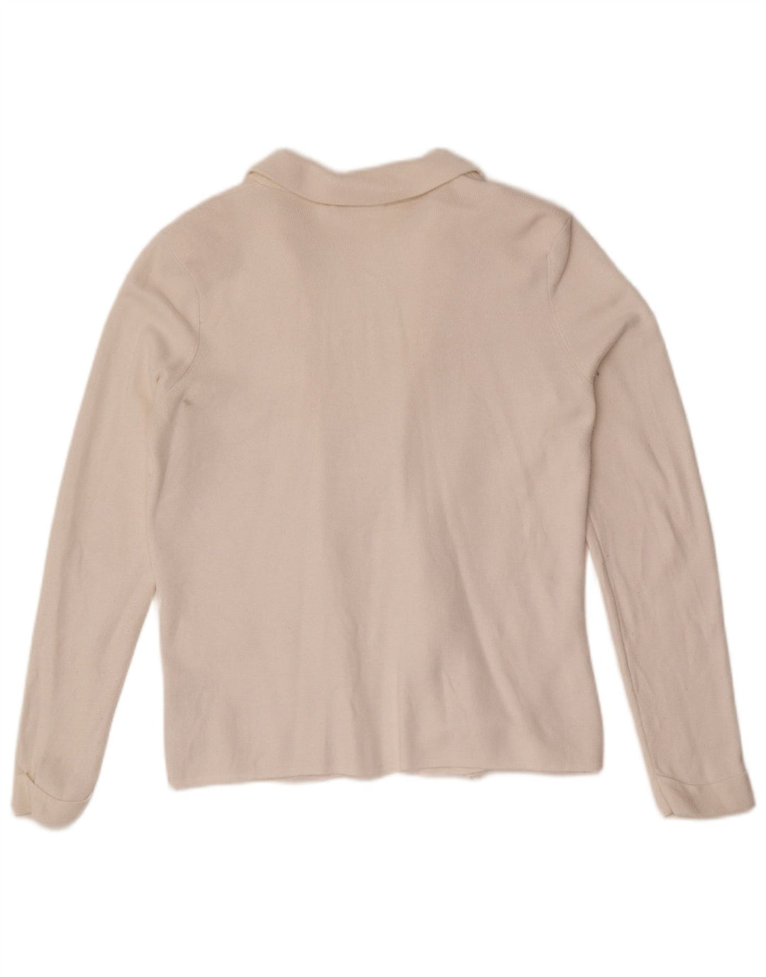 Maglione cardigan aperto da donna Marks & Spencer UK 14 Poliammide beige medio