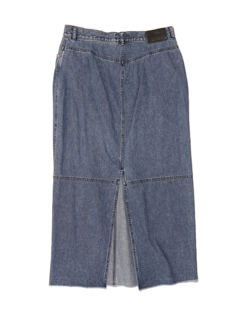RALPH LAUREN Womens Denim Skirt W32 Large  Blue Vintage Ralph Lauren and Second-Hand Ralph Lauren from Messina Hembry 
