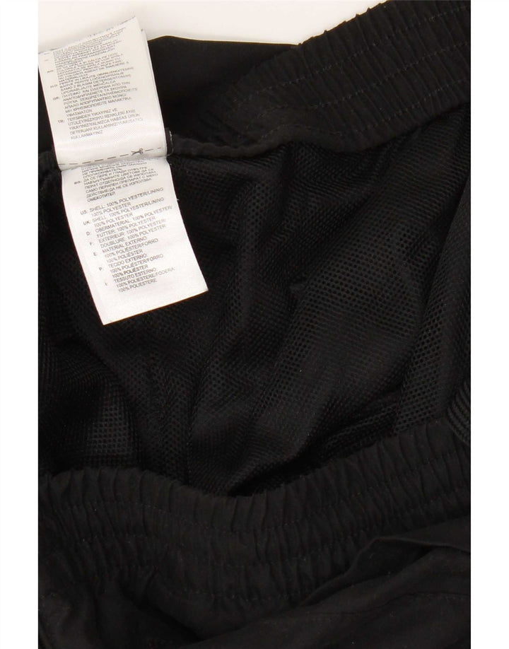 Pantaloni da tuta da uomo Adidas Large neri in poliestere