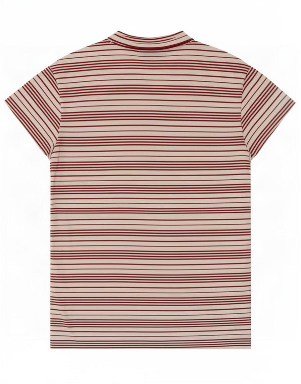 T-shirt donna Sergio Tacchini Top IT 44 Poliestere a righe bianche medie