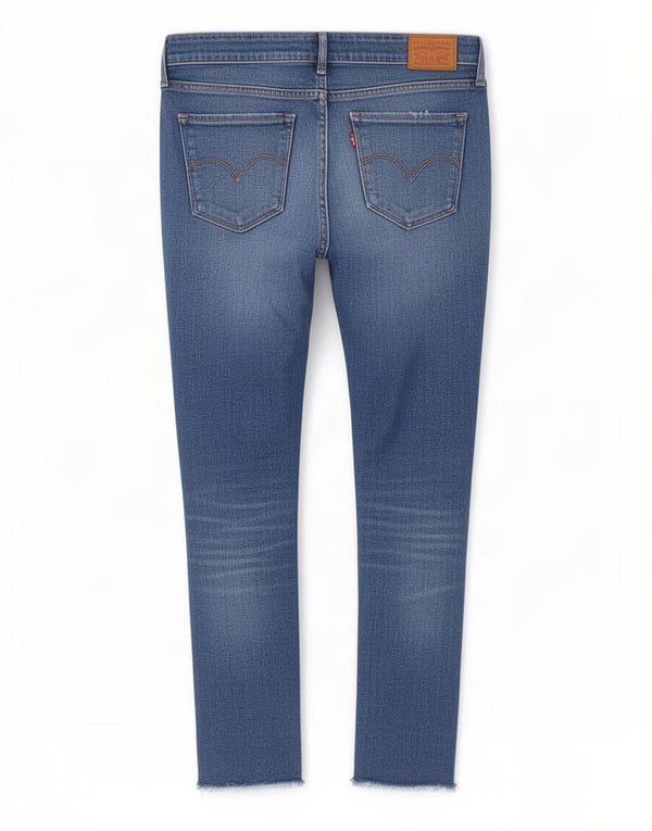 Jeans skinny Levi's 711 da donna W27 L27 cotone blu