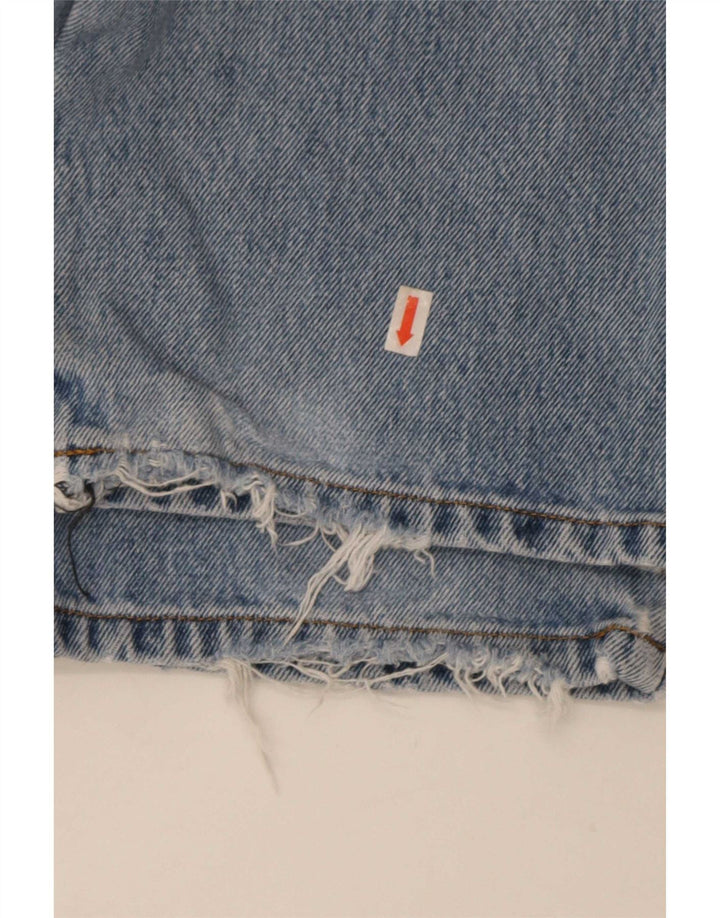 Jeans dritti da uomo Wrangler vestibilità regolare W36 L32 cotone blu