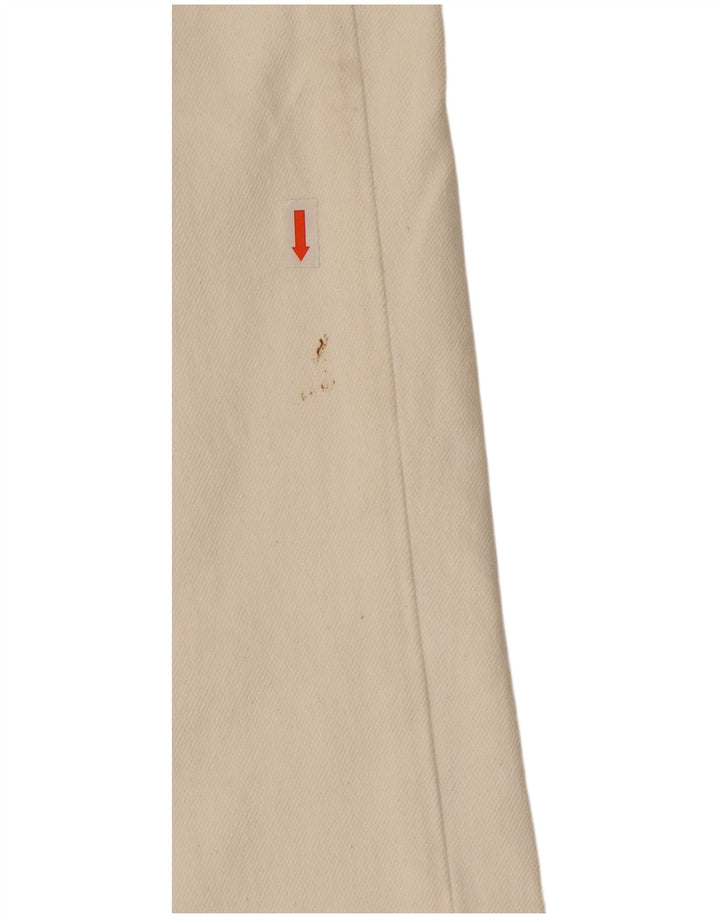Jeans dritti da donna Topshop W26 L24 cotone bianco