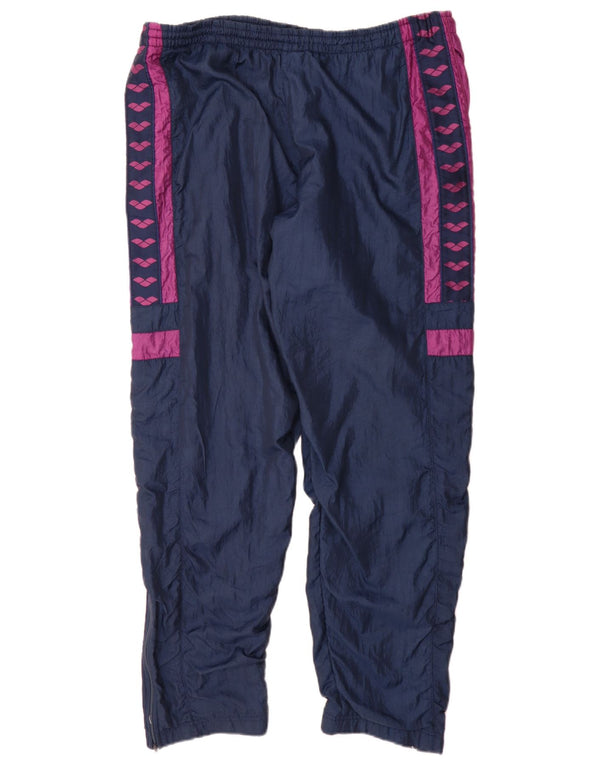 Pantaloni da tuta con grafica da uomo Arena Medium Blu Navy Colourblock Sports