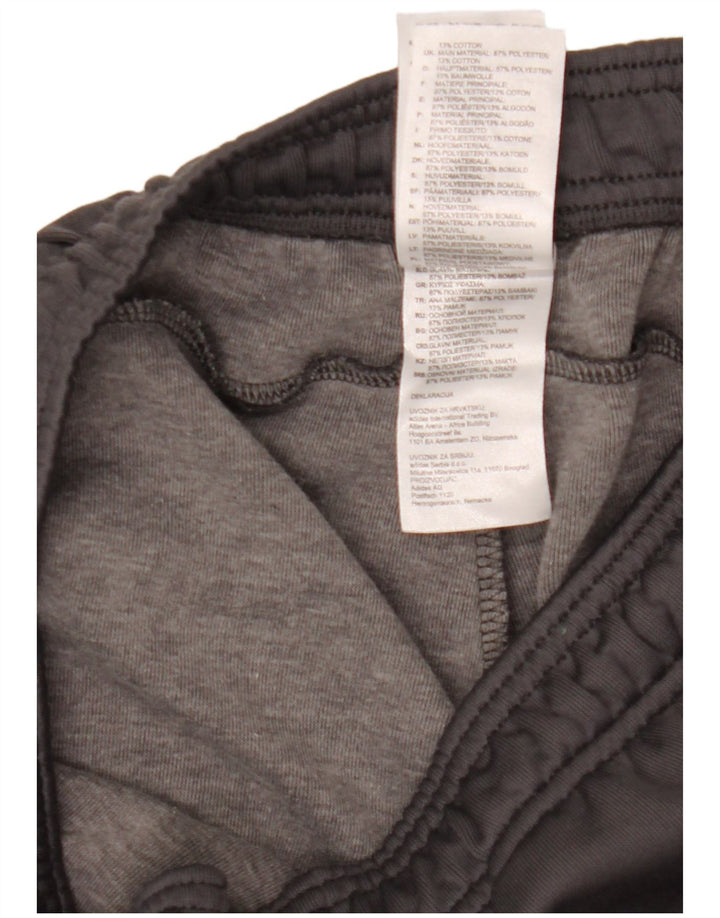 Pantaloni da tuta da uomo Adidas Joggers sportivi in ​​poliestere grigio medio