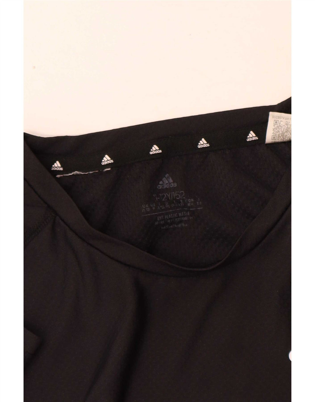 Maglietta Adidas Aeroready da ragazzo, 11-12 anni, in poliestere nero